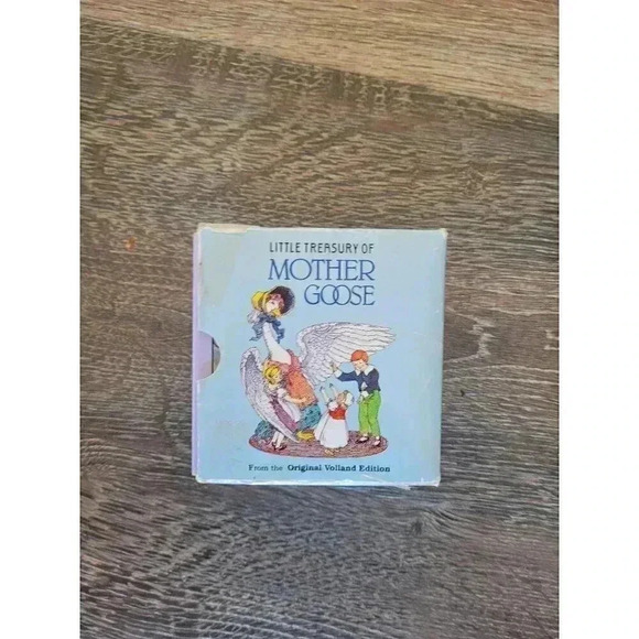 Little Treasury of Mother Goose‎ set of 6 vintage childrens nursery books #7 - Picture 1 of 4